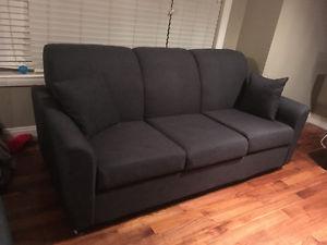 Charcoal Sofa, perfect condition for sale
