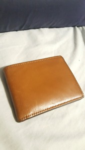 Cow hide leather fossil wallet