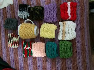 Crochet cozy's and pouches