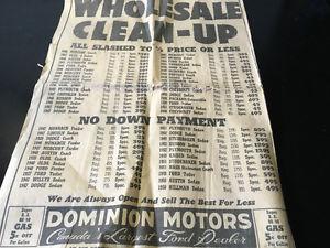 Dominion Motors AD from 