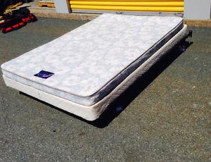 Double mattress, box spring &frame $100 delivery available