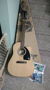 Epiphone AJ100CE/NA acoustic guitar! Like new!