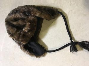 Faux fur cap