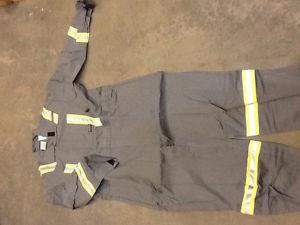 Flame resistant coverall