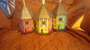 Hand painted bird houses