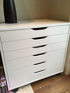 IKEA “Alex” 6 drawer unit
