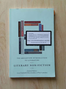 Literary Non Fiction Book