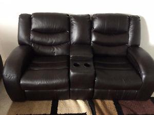 Love Seat Recliner and 3 Seat Recliner Mint COndition