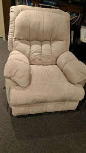 Micro-suede Recliner $ or best offer.