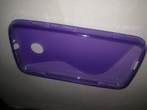 Moto E Gel Case- Purple