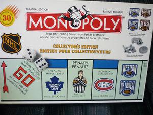 NHL Monopoly -  Collector's Edition(Bilingual)