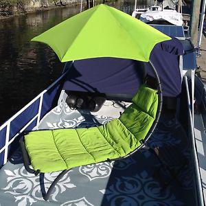 New lounger with umbrella