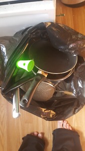 Pots.. pans.. lids..sieve