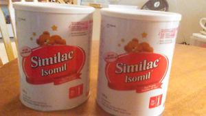 Similac soy. (2 tins for 25$)