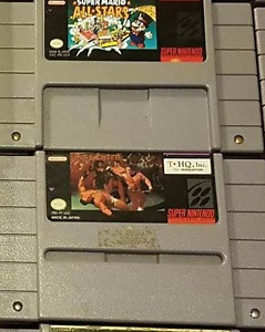 Snes games up for trade only. (Not for sale)