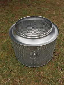 Stainless steel drum for fire pit