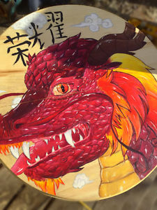 Stylized Eastern Dragon Table