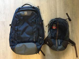 Travel backpack and day bag