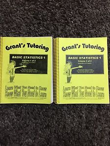 Wanted: Grant's Tutoring Stat  books