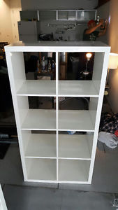 White Ikea Kallax Shelf