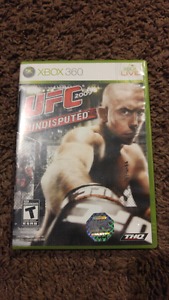 XBOX 360 UFC Undisputed Game
