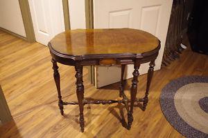 antique table 6 legs