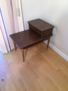 old retro end tables