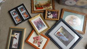 picture frames $5 ea./$30 for All