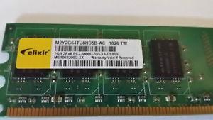 2 GB ELIXIR Desktop Memory M2Y2G64TU8HD6B-AC - 800MHz DDR2