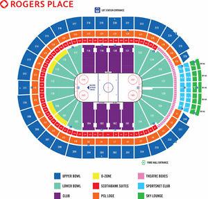 2 or 3 Oilers Tickets For Sale vs Anaheim Ducks - GAMES 3&4
