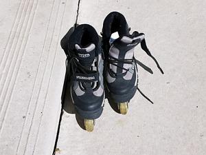 2 pair Kids rollerblades (sizes 7 and 5)
