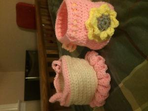 2x crocheted purses
