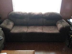 $40 Chocolate brown sofa