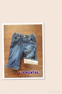 6-9 Month Lined Childrens Place Jeans