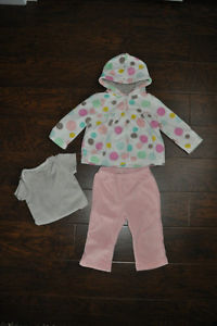 9 Month Carters Fleece Outfit
