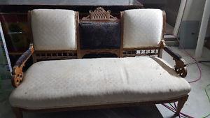 Antique loveseat