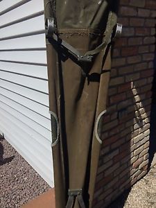 Army military first aide cot antique