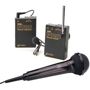 Azden WMS-PRO VHF Wireless Lavalier and Handheld Mic System
