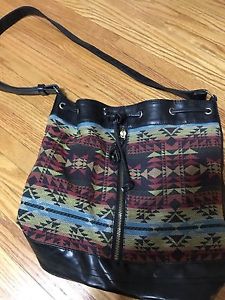 Aztec patterned bag