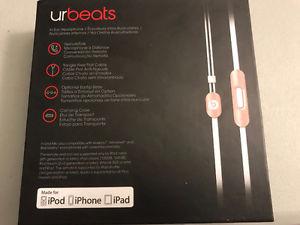 BRAND NEW !!! Beats by Dr. Dre URBeats- Rose gold ~~~~~