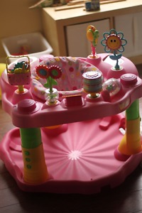 Baby Girl Gently Used Exersaucer