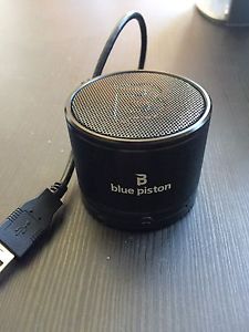 Black Bluetooth Blue piston Speaker!!