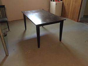 Black/brown table for sale!