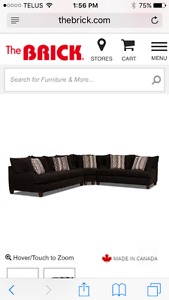 Brand new condition 3 piece sectional