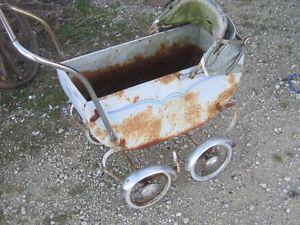 CIRCA s PENDRON DOLL BABY TOY CARRIAGE $20 PHOTO PROP