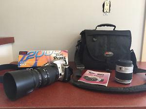 Canon EOS Rebel  with extra lens