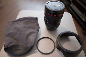 Canon mm f4 L IS USM Lens with UV Filter