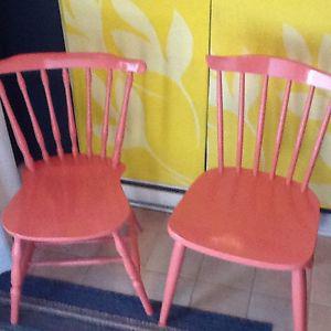 Chairs, rocking chairs, bench