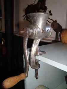 Collectible meat grinder
