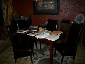 Dining Room table and 4 chairs